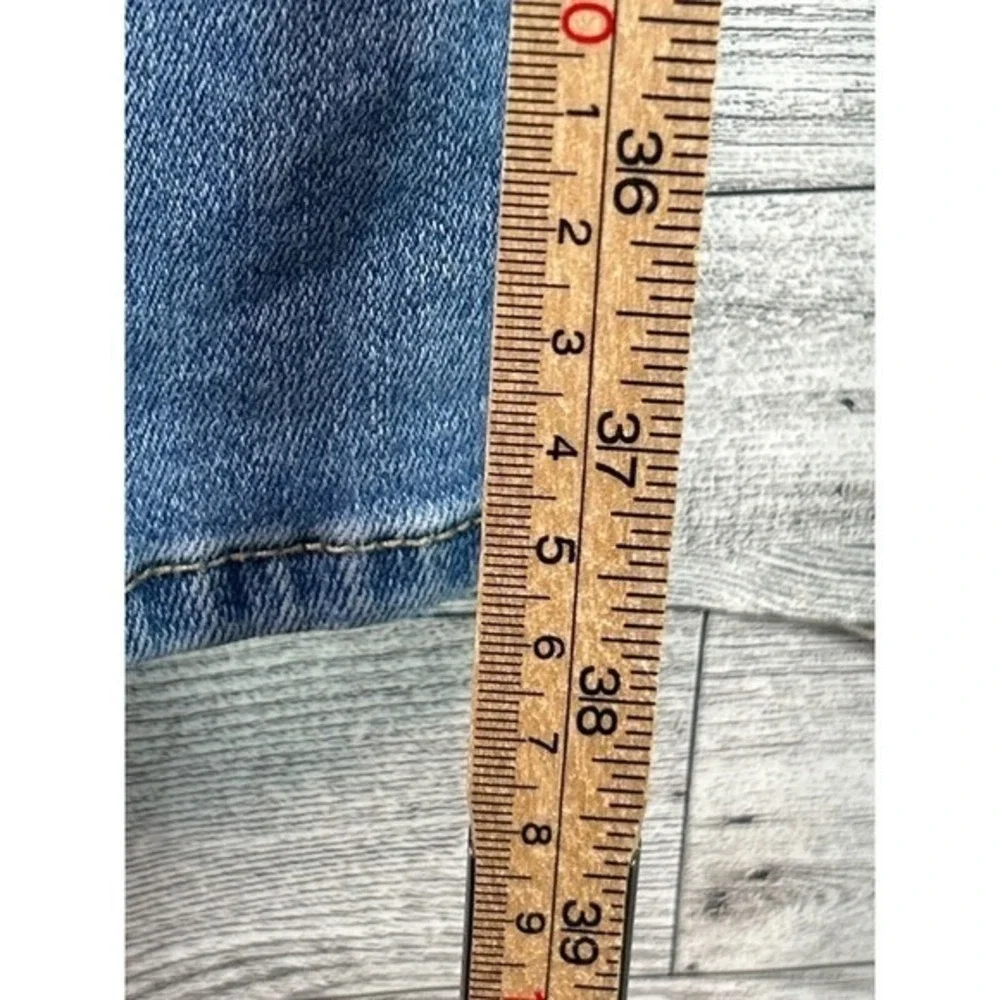 Hollister 33x32‎ Mens Slim Straight Epic Flex Distressed Ripped Blue Jeans